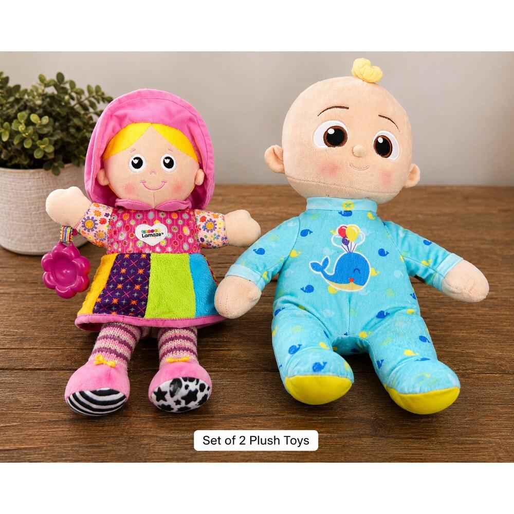 Lamaze Doll and Baby Plush Toy Set Soft Stuffed Toys Lot of 2
